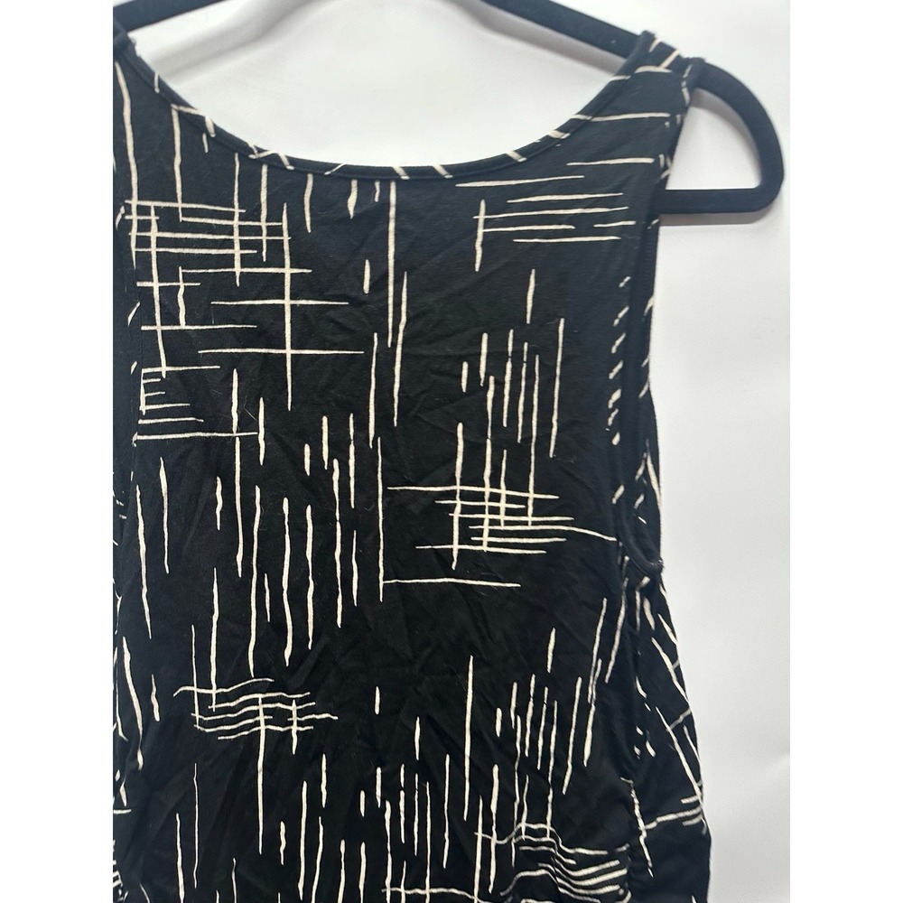 ISABEL MATERNITY Women's Maternity Sleeveless Dress Black And White Size Large - Picture 2 of 5